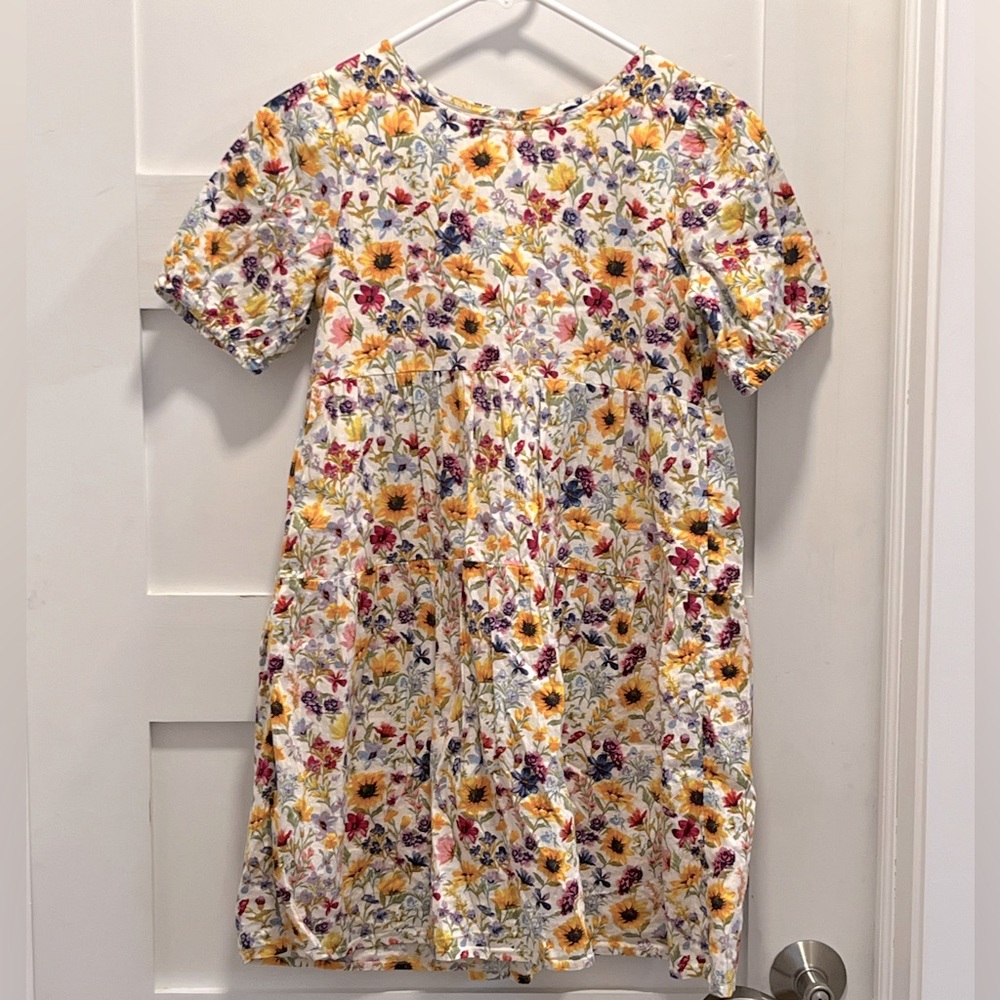 Old navy floral dress kids size L